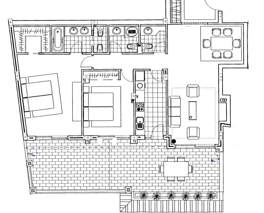 Flat with terrace for sale in Isla del Fraile, imagen 3