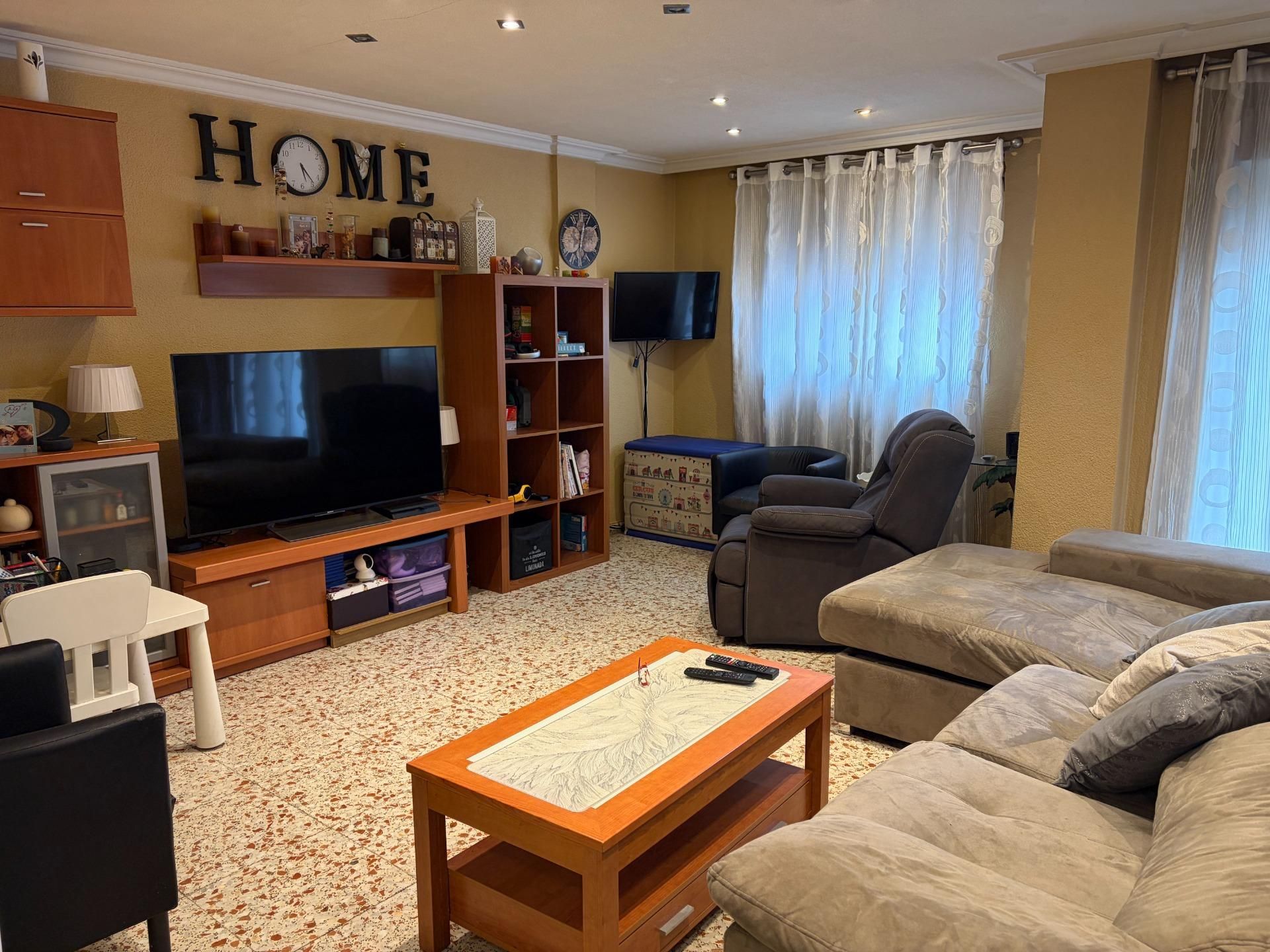 Living room of Flat for rent in Elche / Elx  with Air Conditioner, Terrace and Furnished