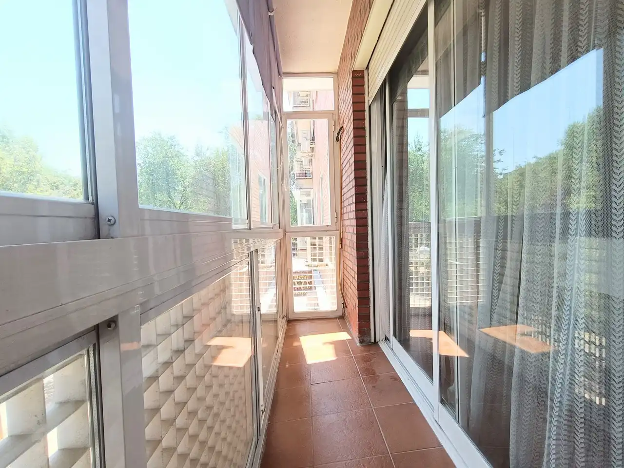 Balcony of Flat for rent in Madrid  with Heating, Parquet flooring and Terrace