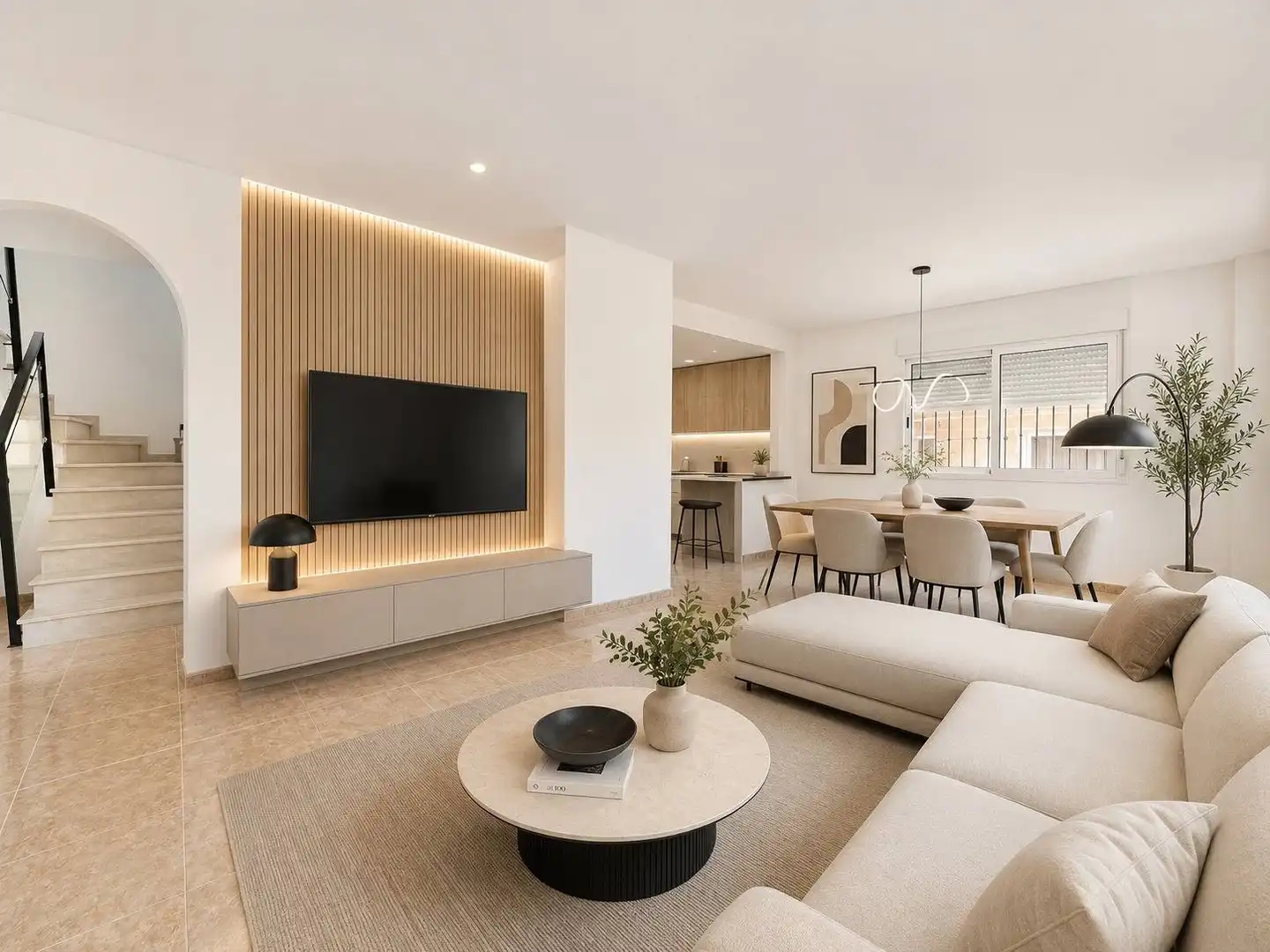 Sala d'estar de Casa o xalet en venda en Castalla amb Jardí privat, Terrassa i Piscina comunitària