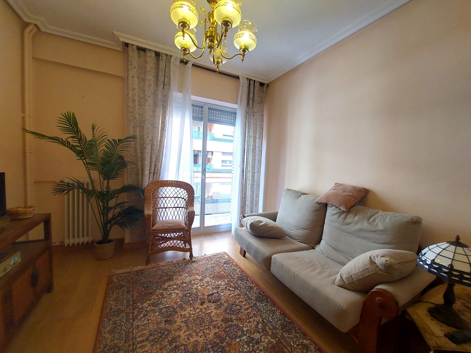 Living room of Flat for sale in  Logroño  with Heating, Parquet flooring and Terrace