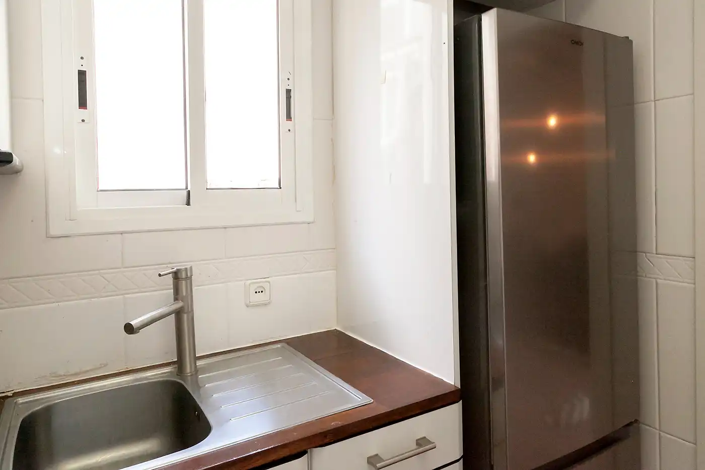 Küche von Wohnung zum Verkauf in Barcelona mit Klimaanlage, Terrasse und Möbliert