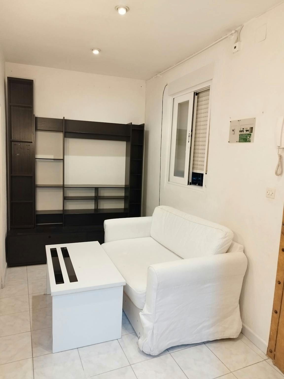 Sala de estar de Piso de alquiler en  Madrid Capital con Amueblado y Lavadora