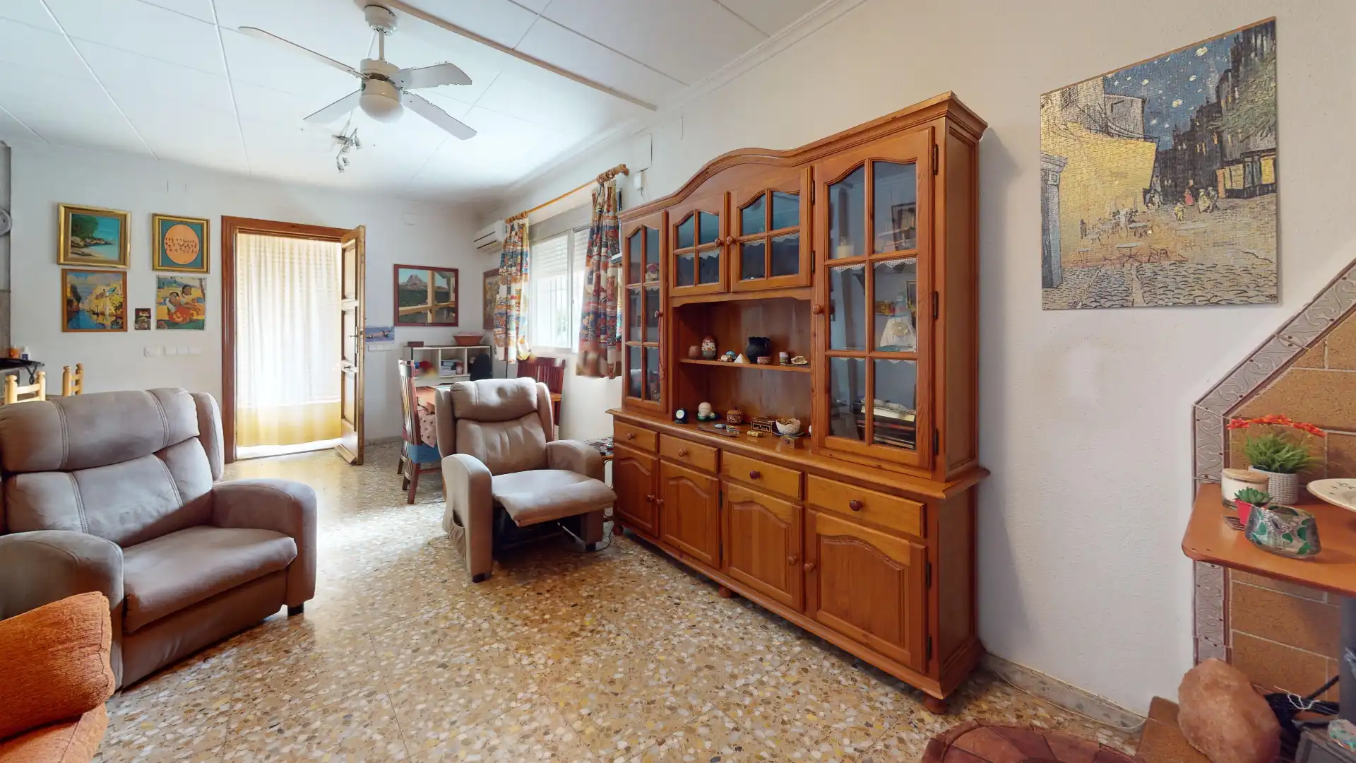 Living room of Houses for sale in Elche / Elx  with Air Conditioner, Heating and Private garden