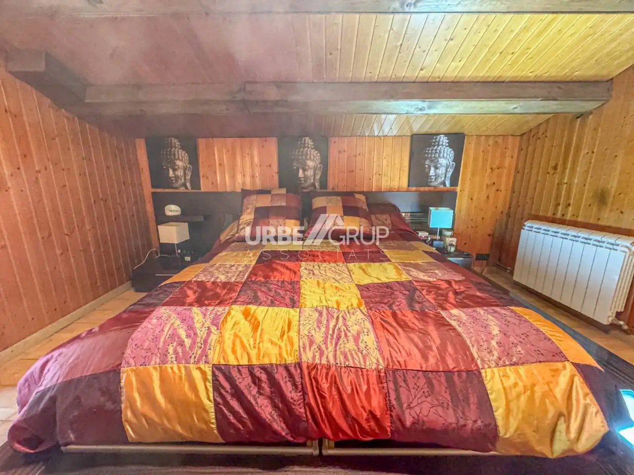 Schlafzimmer von Haus oder Chalet zum Verkauf in Sant Esteve Sesrovires mit Klimaanlage, Heizung und Terrasse