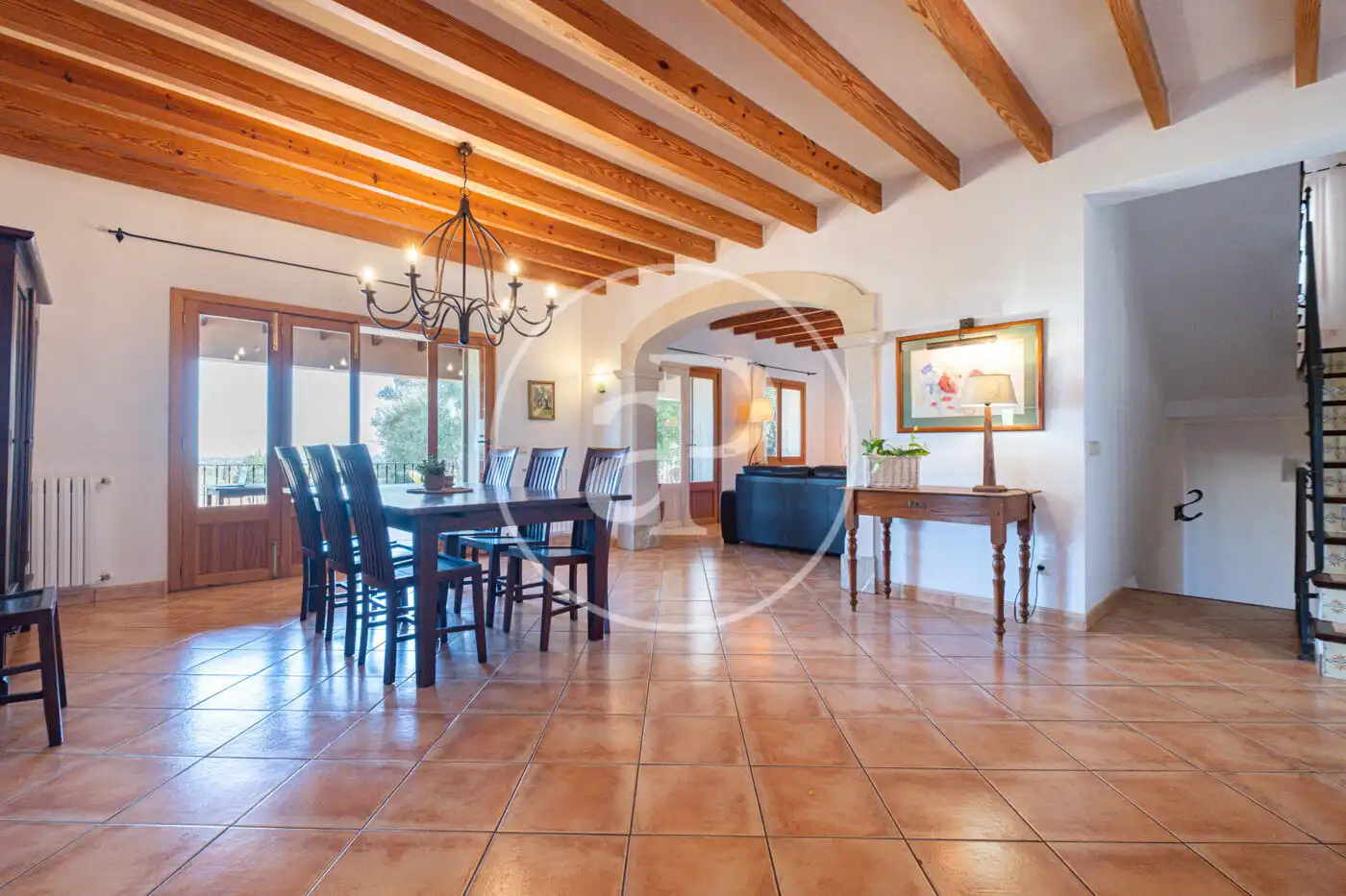 Comedor de Casa o chalet de alquiler en Santa Eugènia con Calefacción, Jardín privado y Terraza