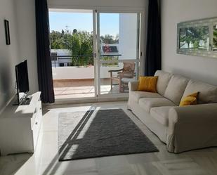 Living room of Attic to rent in Marbella  with Air Conditioner, Terrace and Swimming Pool