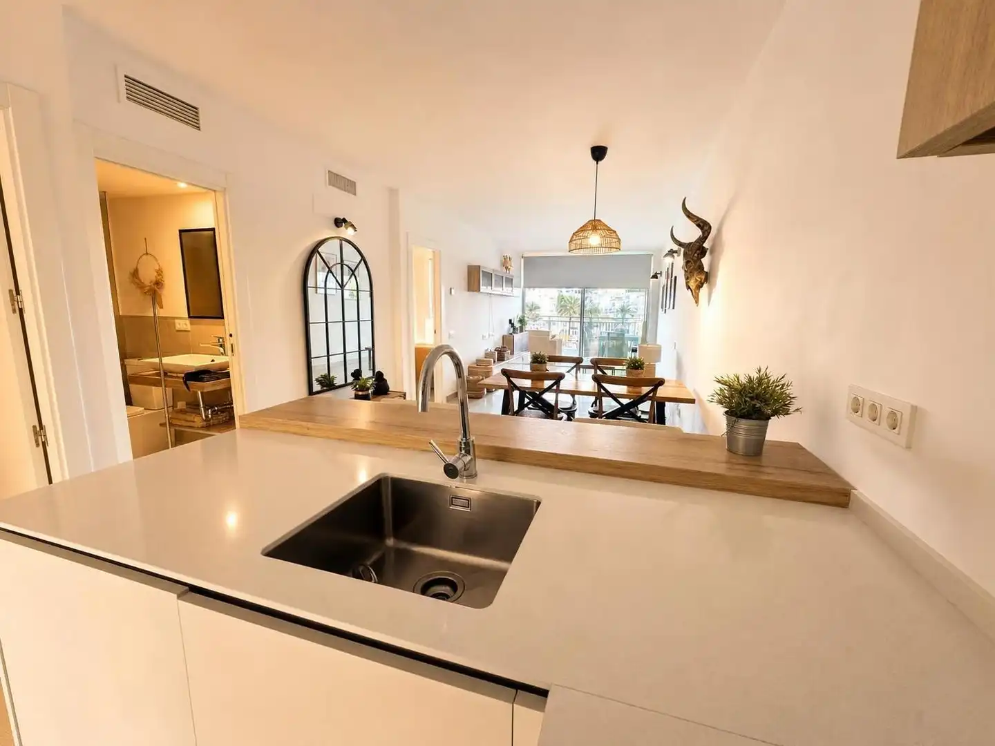 Cocina de Apartamento en venta en Torrequebrada