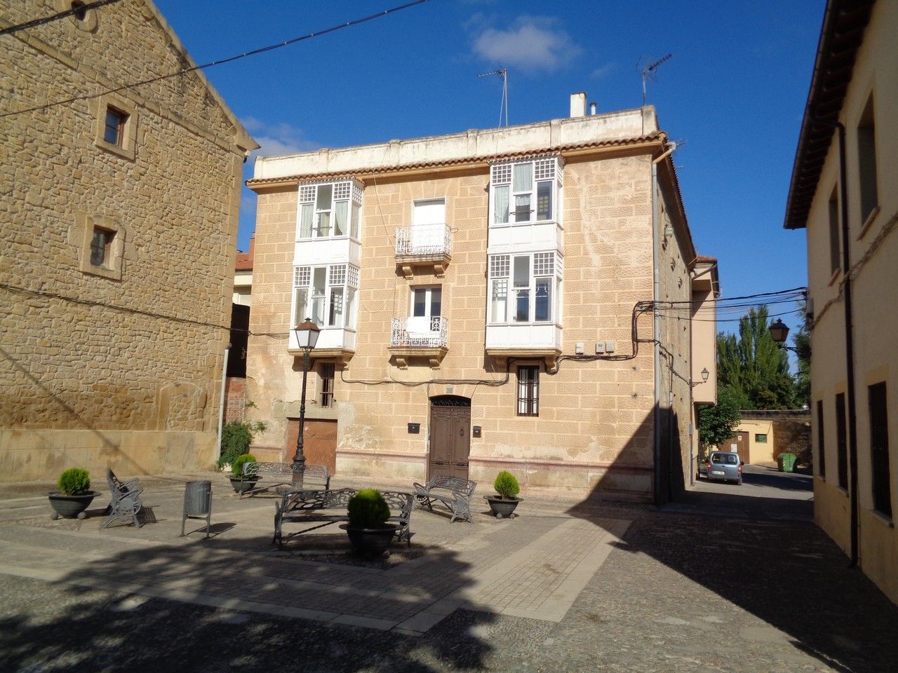 Exterior view of Flat for sale in Casalarreina  with Heating, Private garden and Terrace