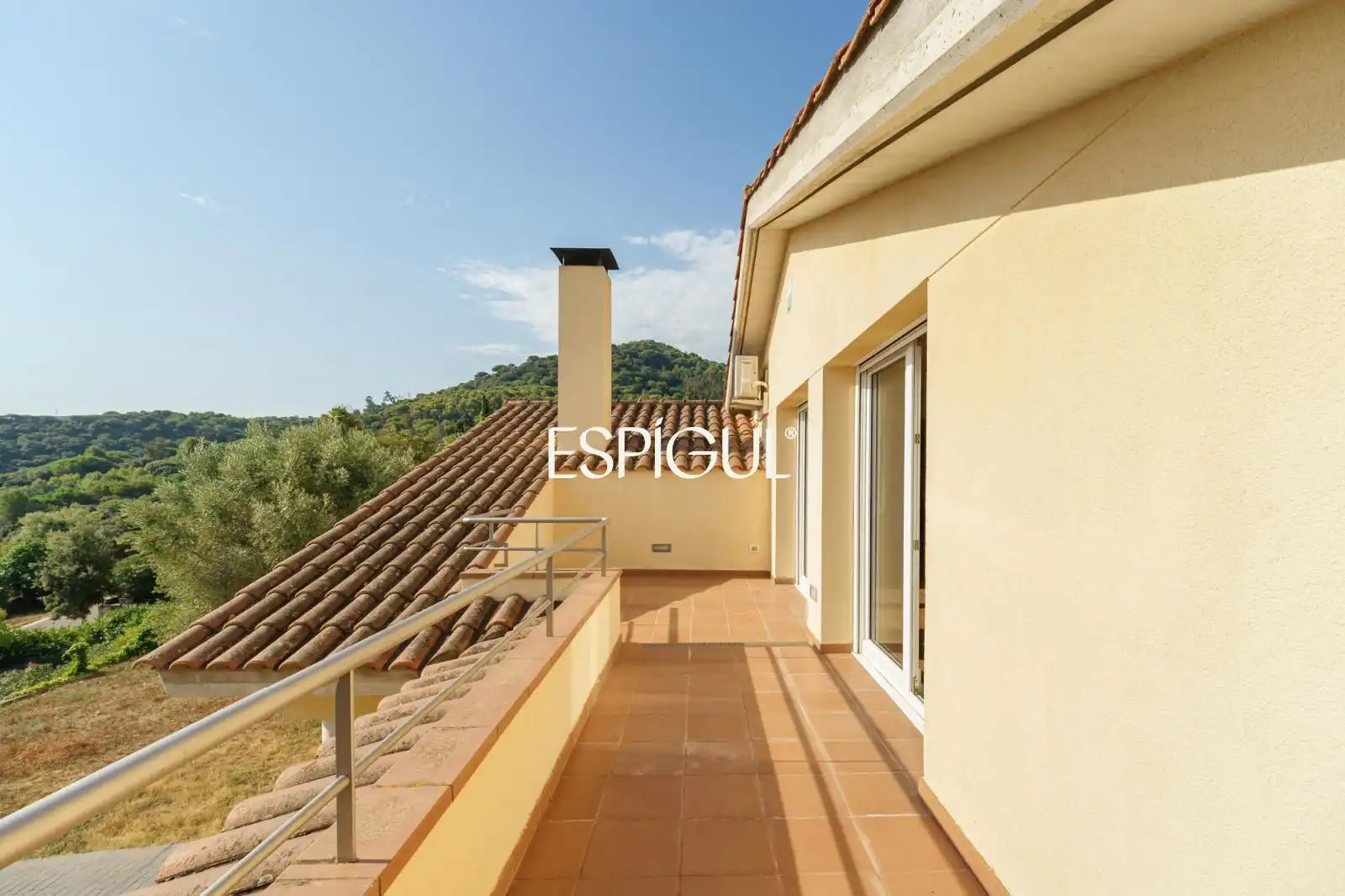 Terrassa de Casa o xalet en venda en Vallromanes amb Aire condicionat, Calefacció i Jardí privat