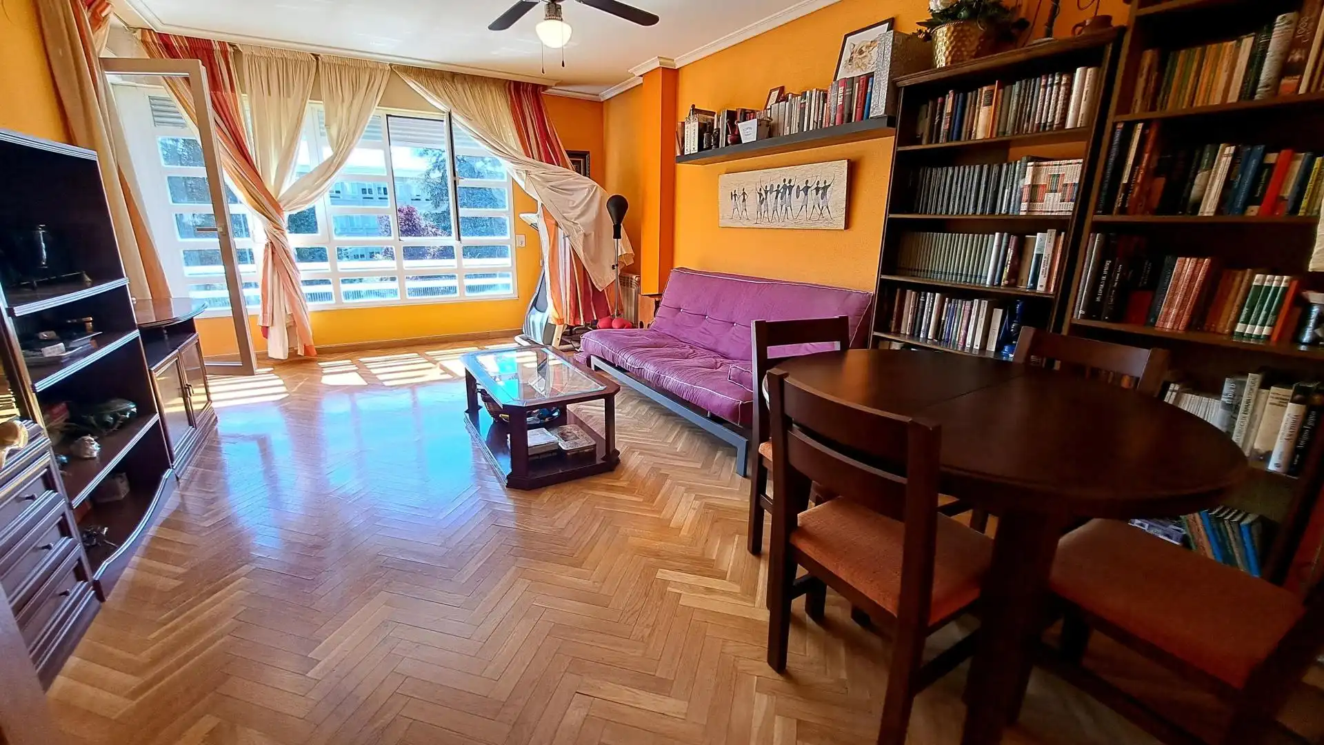 Sala de estar de Piso en venta en Ponferrada con Calefacción y Terraza