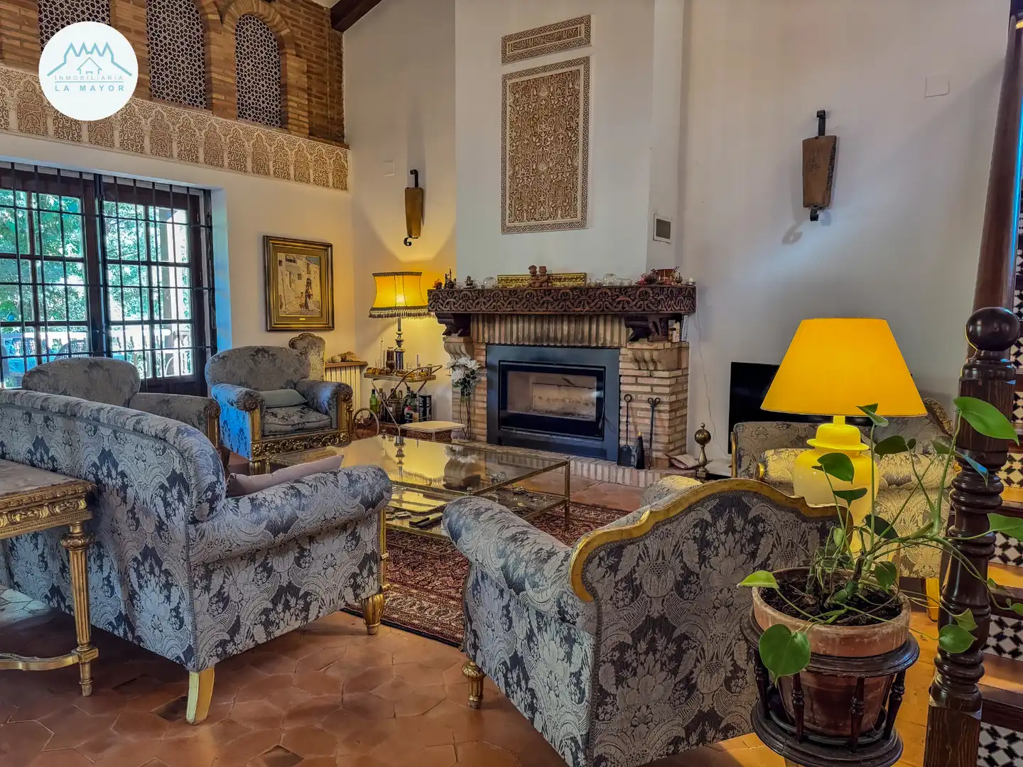 Sala de estar de Casa o chalet en venta en Piedrabuena con Calefacción, Jardín privado y Terraza