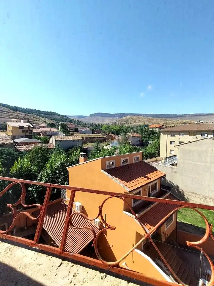 Exterior view of Flat for sale in Utrillas  with Heating, Storage room and Furnished