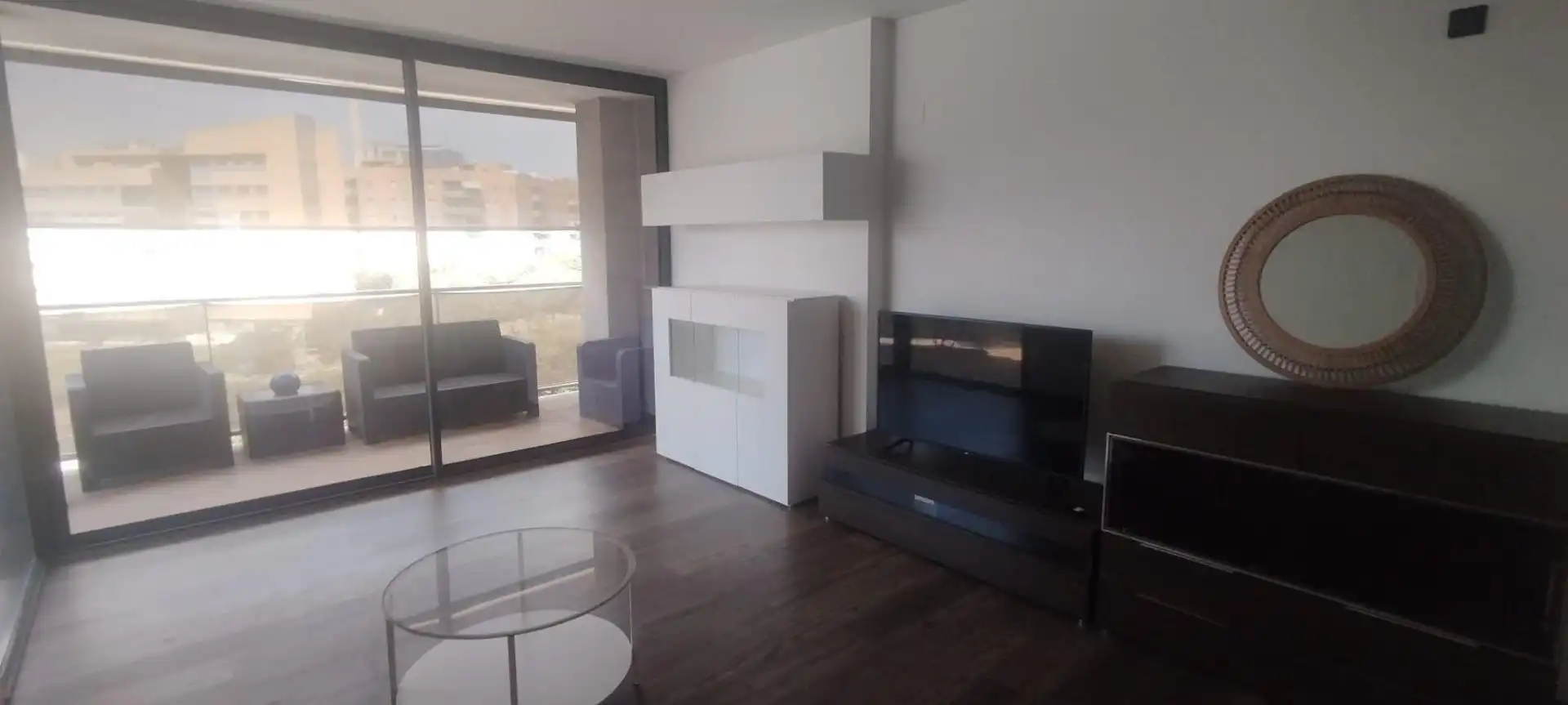 Sala de estar de Piso de alquiler en Barcelona con Aire acondicionado, Calefacción y Terraza