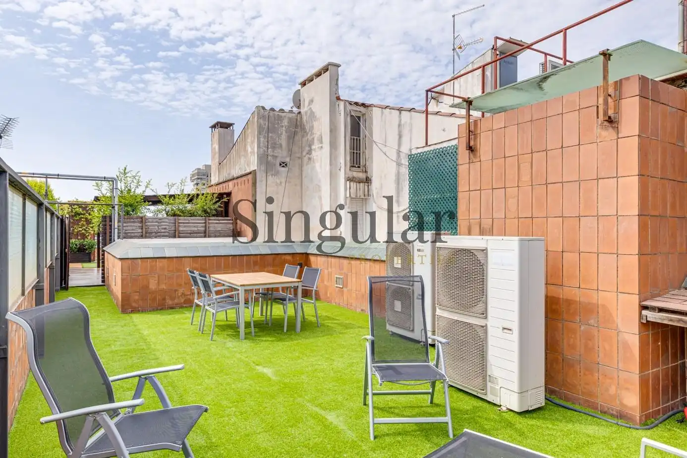 Terraza de Ático en venta en Barcelona con Calefacción, Parquet y Terraza