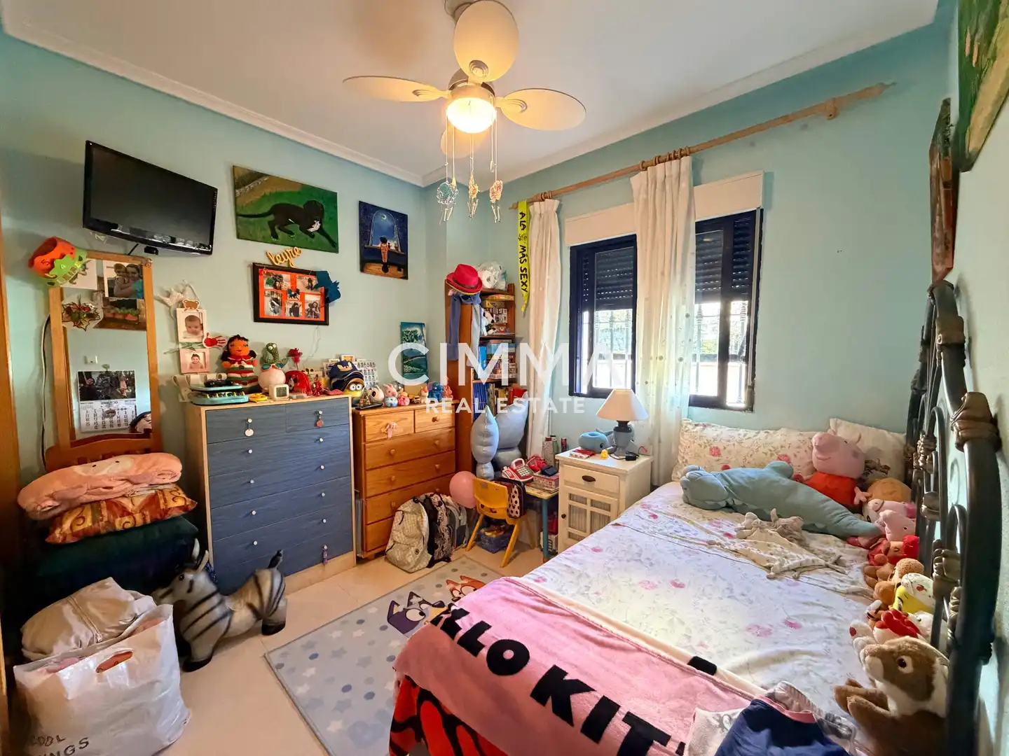 Schlafzimmer von Erdgeschoss zum Verkauf in Villajoyosa / La Vila Joiosa mit Privatgarten, Terrasse und Schwimmbad