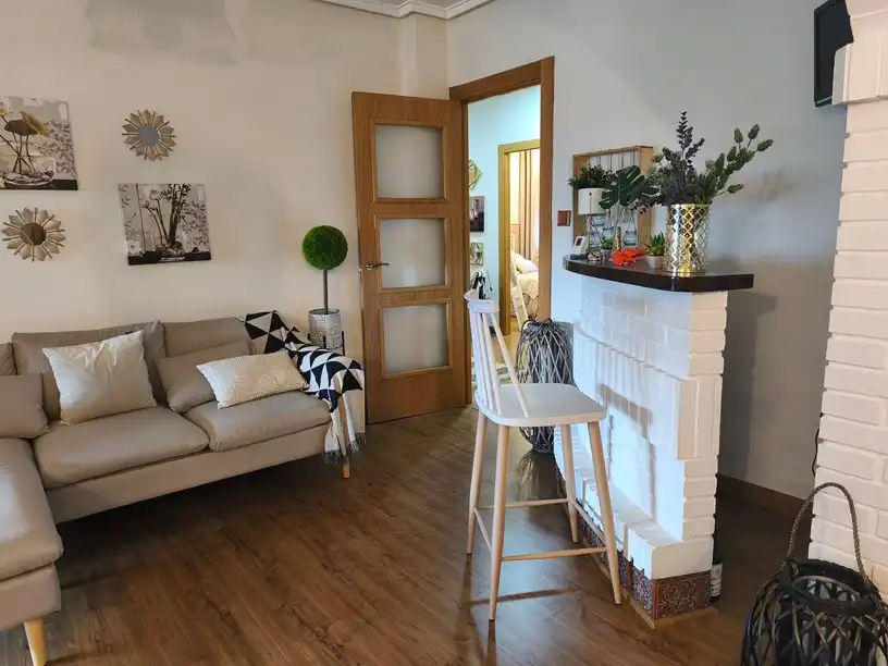Living room of Attic for sale in Pravia  with Heating, Terrace and Furnished
