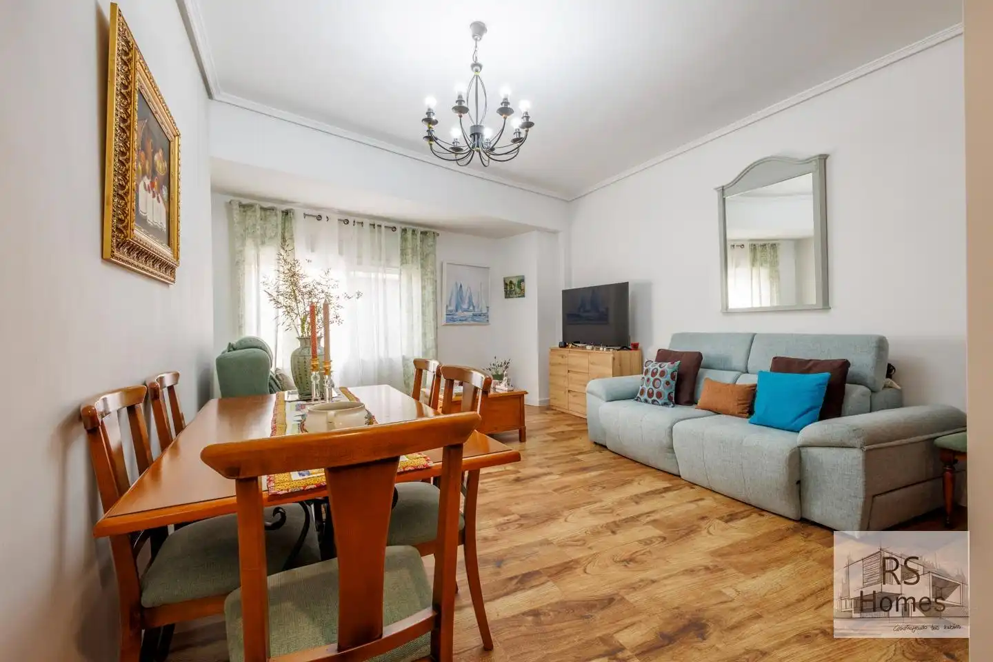 Sala de estar de Casa o chalet en venta en Benaguasil con Aire acondicionado, Terraza y Trastero