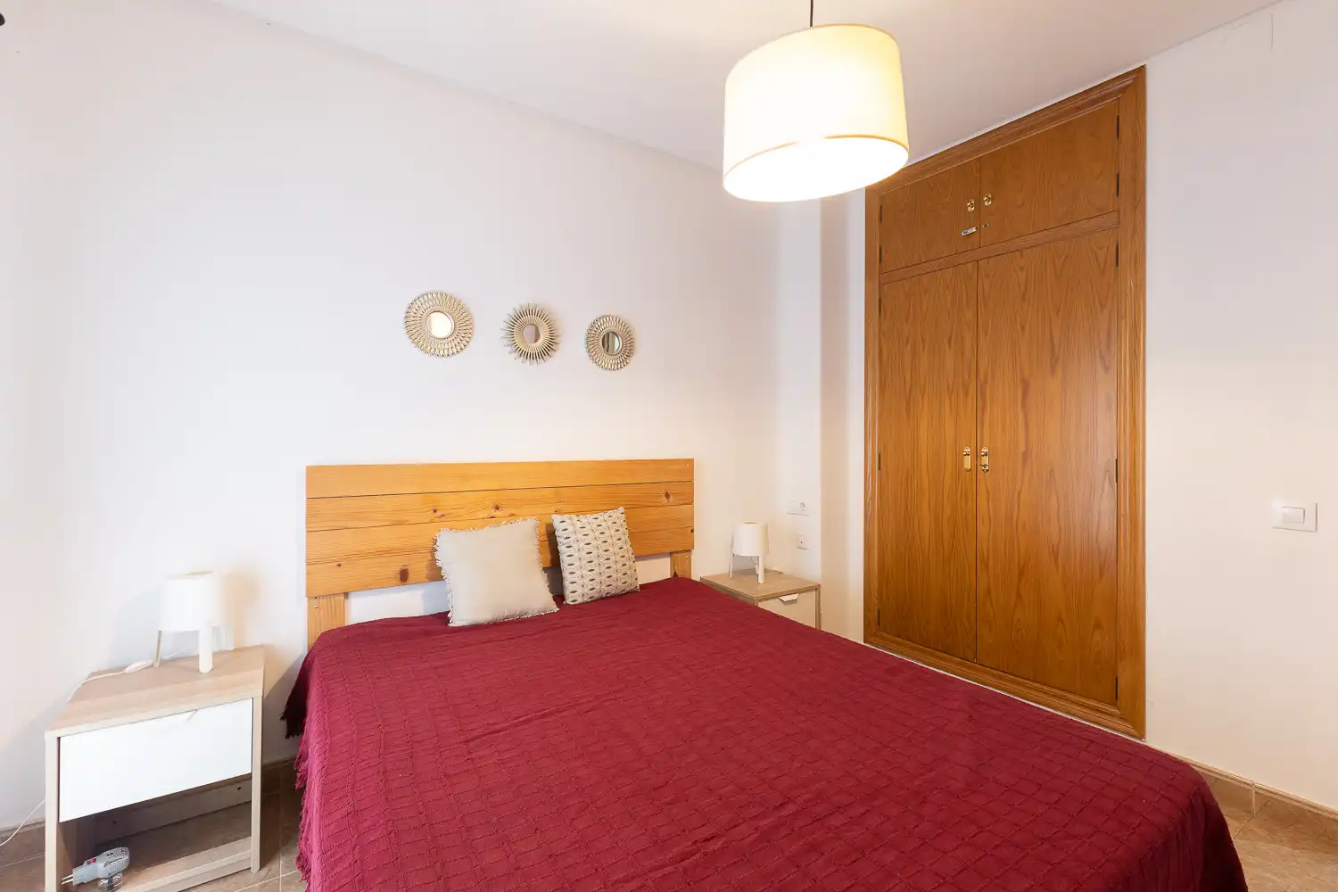 Bedroom of Flat for rent in Valencia  with Air Conditioner, Heating and Furnished