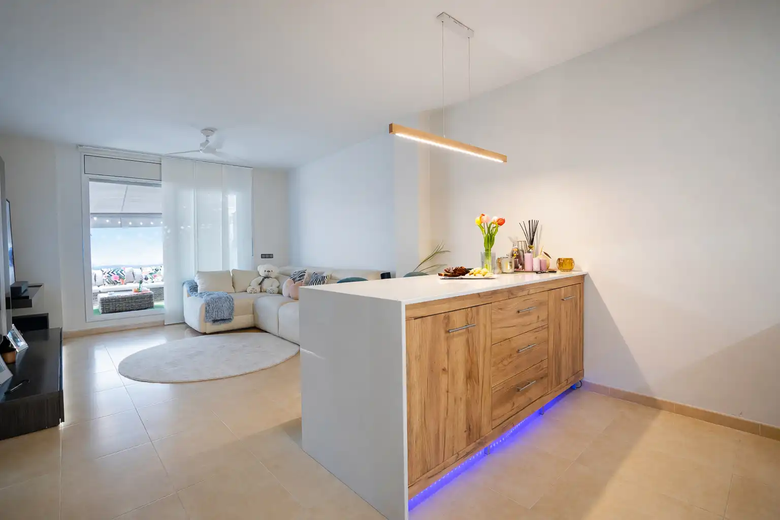 Küche von Wohnung zum Verkauf in Alcover mit Klimaanlage, Heizung und Parkett