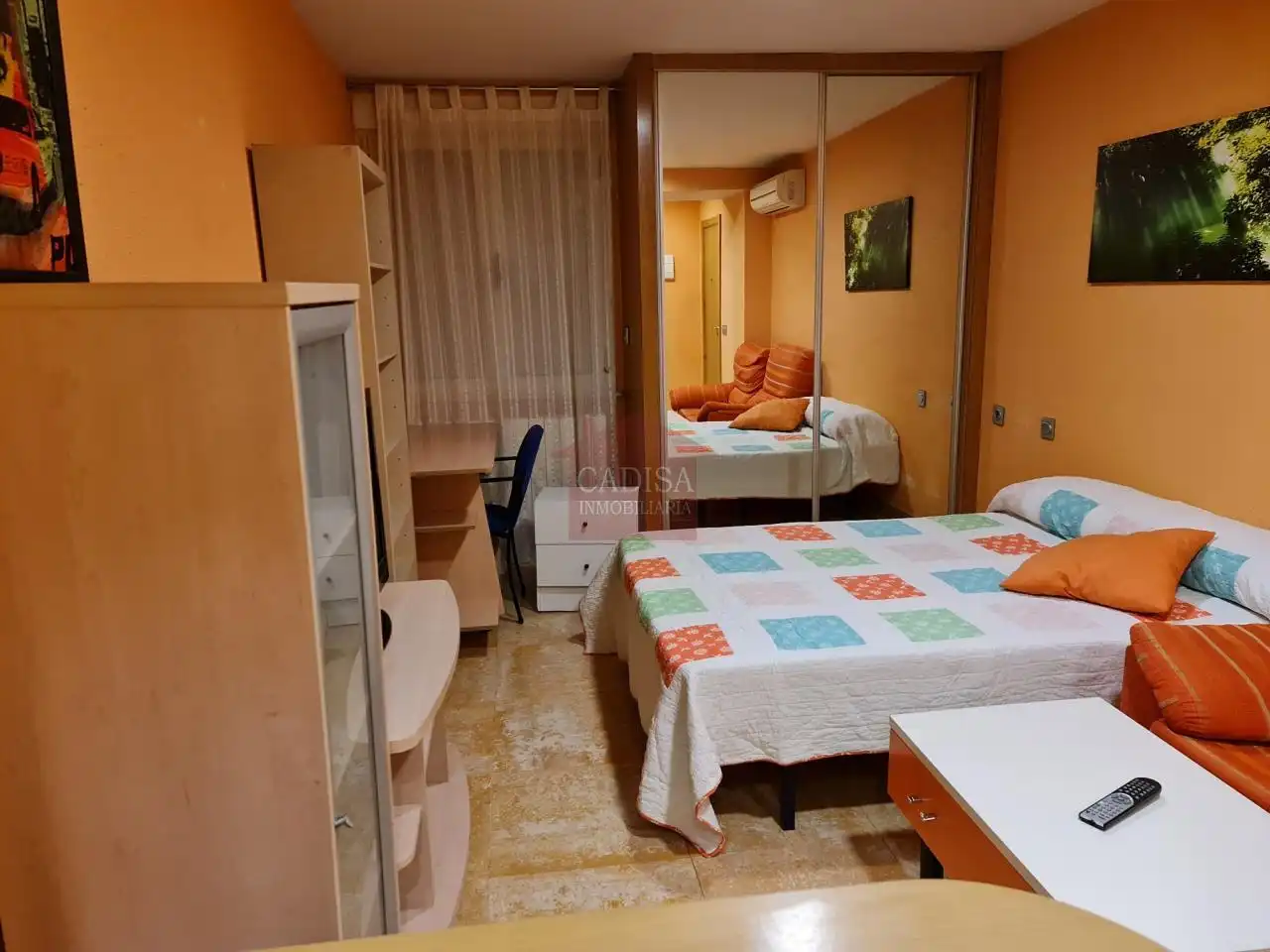 Bedroom of Study for rent in Salamanca  with Heating and Furnished
