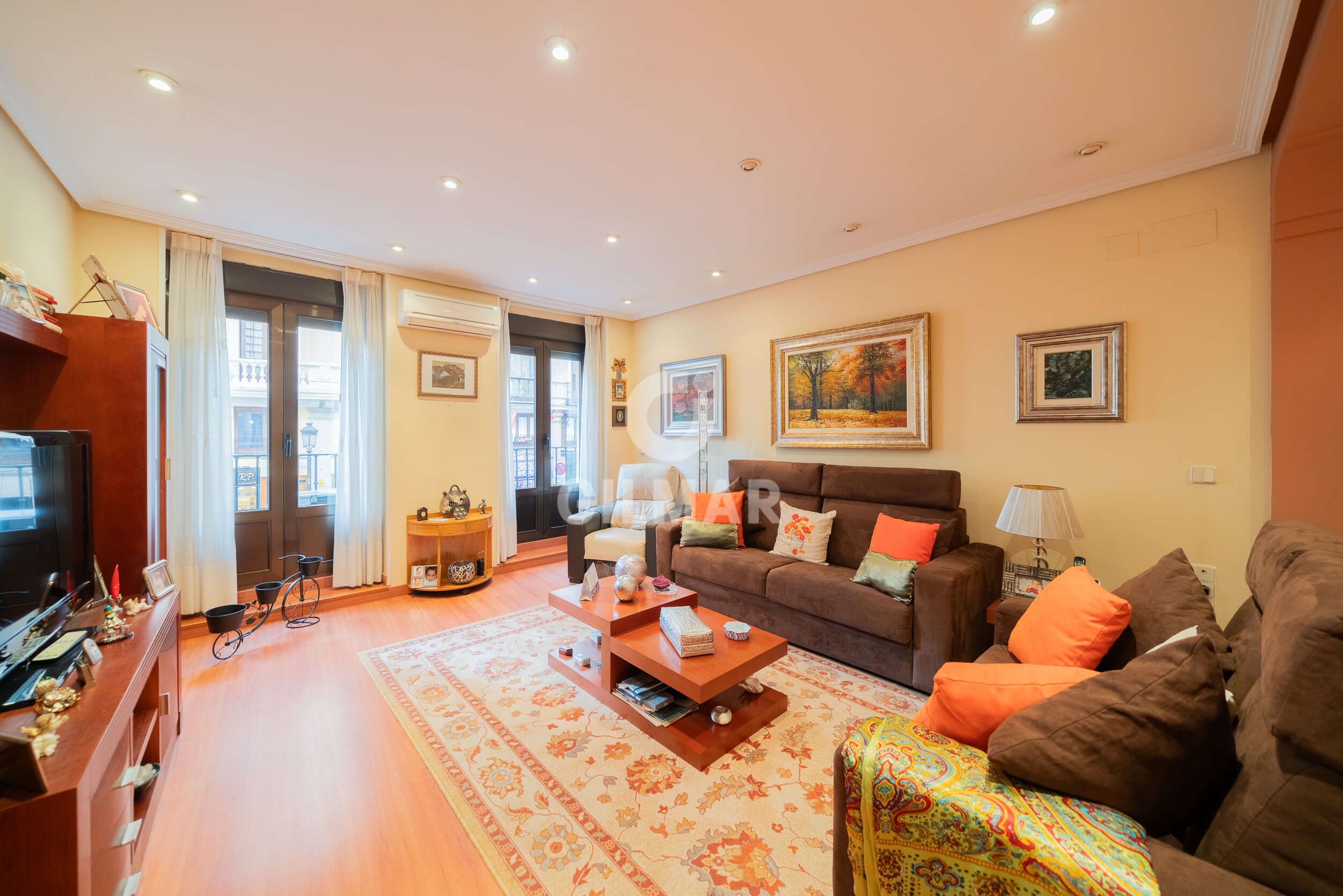 Sala de estar de Piso en venta en  Madrid Capital con Calefacción y Trastero