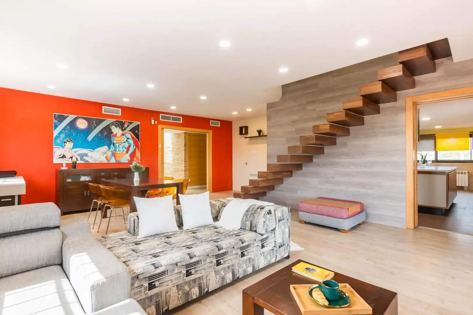 Sala de estar de Casa o chalet en venta en Murcia con Aire acondicionado, Calefacción y Jardín privado