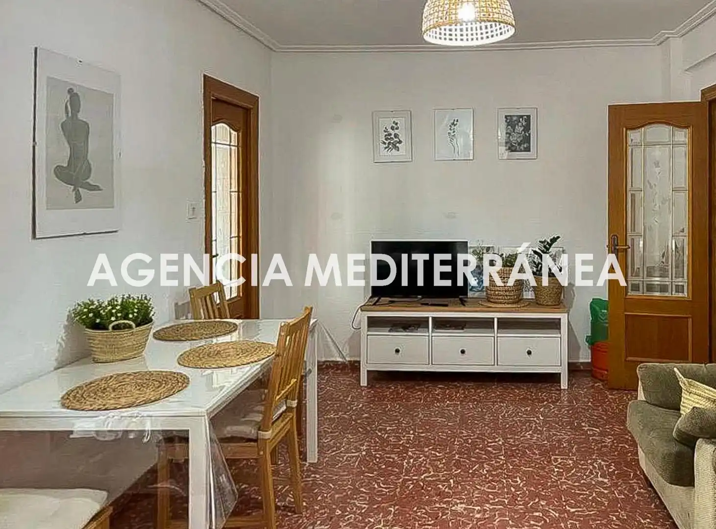 Comedor de Piso de alquiler en Valencia con Aire acondicionado, Calefacción y Amueblado