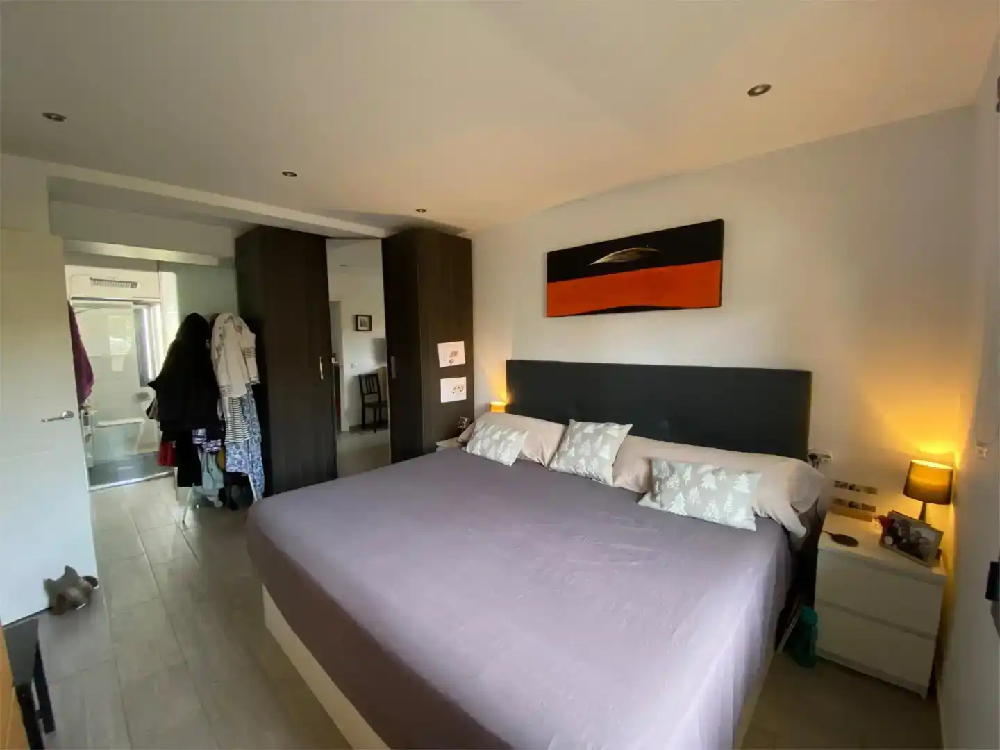 Schlafzimmer von Wohnung zum Verkauf in  Palma de Mallorca mit Klimaanlage, Privatgarten und Abstellraum