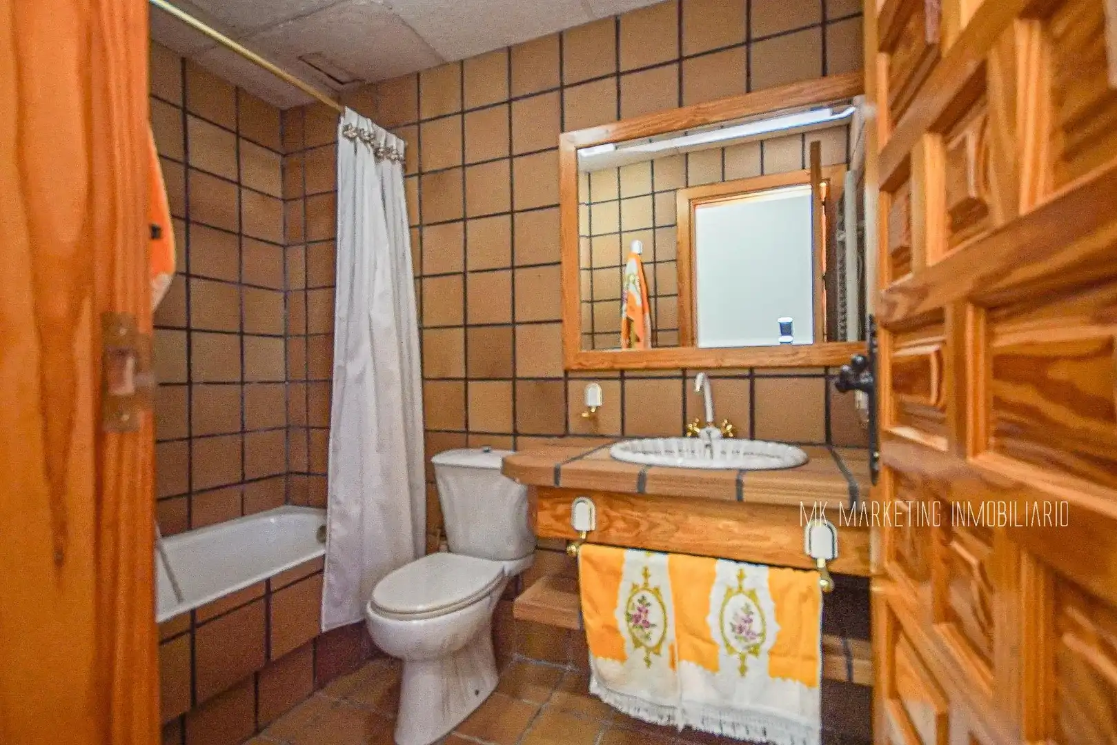 Baño de Casa o chalet en venta en Mazarrón con Calefacción, Jardín privado y Terraza