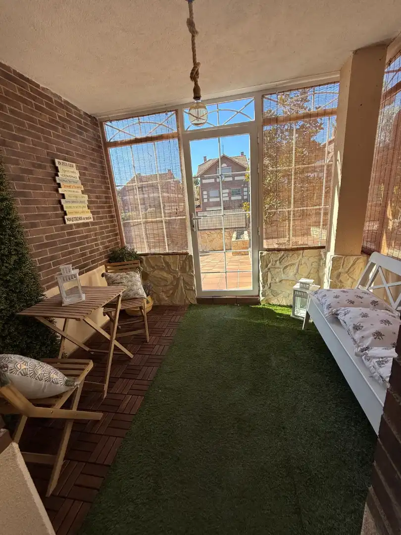 Balcony of Houses for sale in Seseña  with Air Conditioner, Heating and Private garden