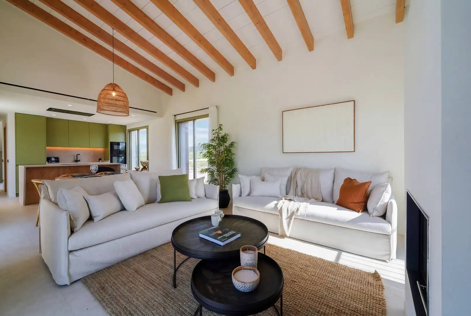 Sala d'estar de Finca rústica en venda en Sineu amb Aire condicionat, Calefacció i Terrassa