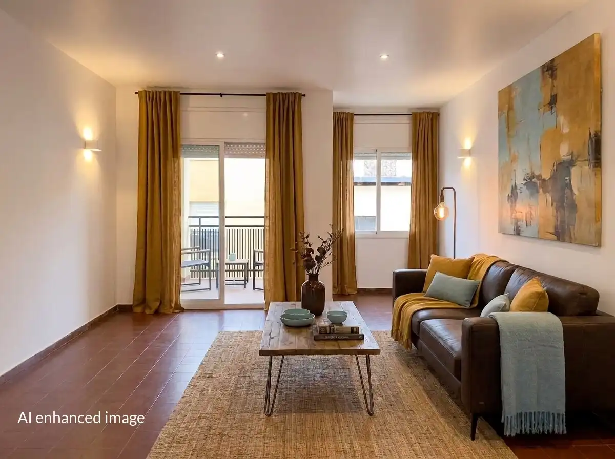 Sala de estar de Apartamento en venta en Santa Coloma de Gramenet