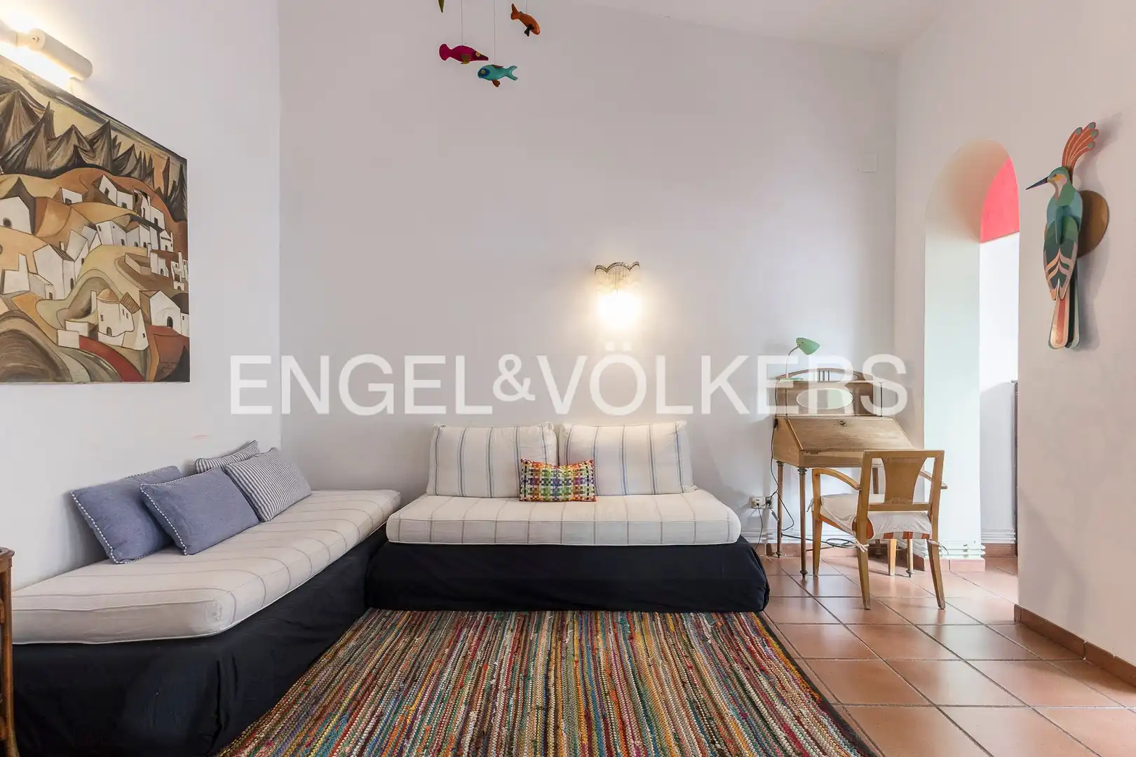 Living room of Houses for sale in Barcelona  with Heating, Terrace and Storage room