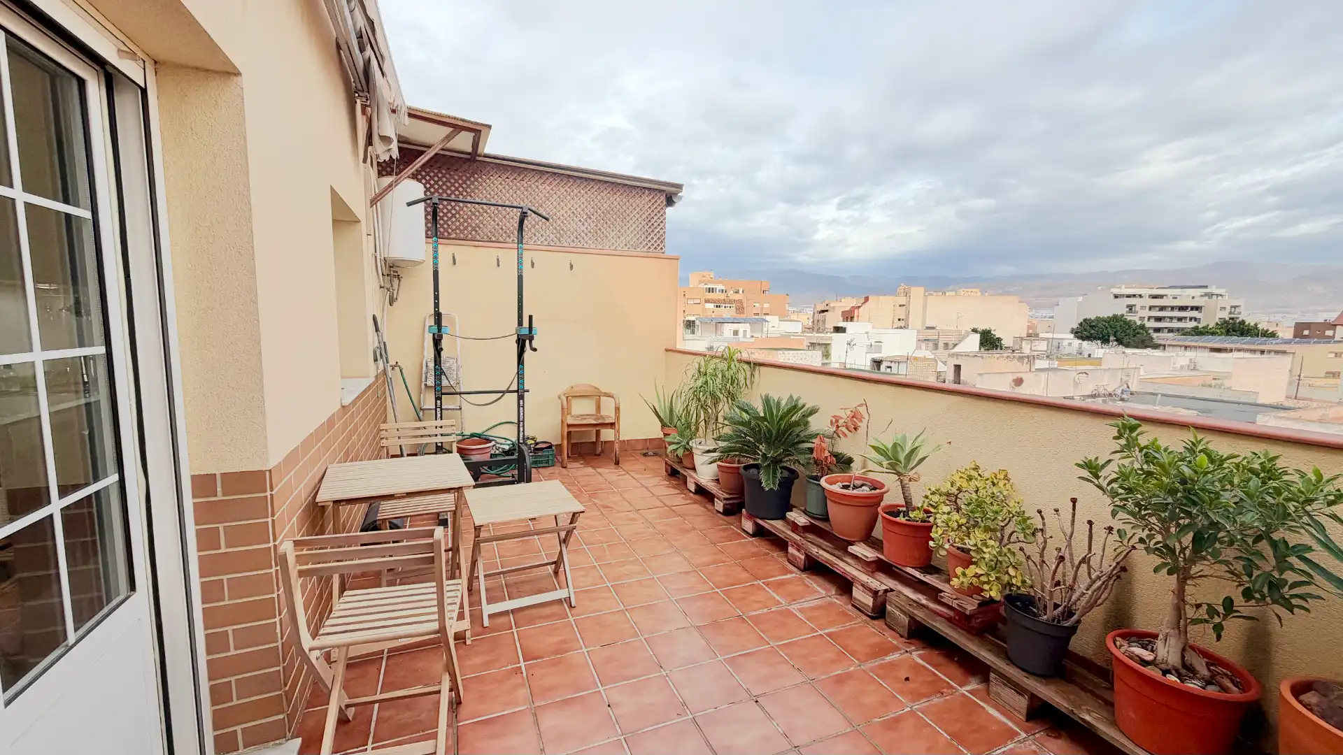 Terraza de Ático en venta en Roquetas de Mar ciudad