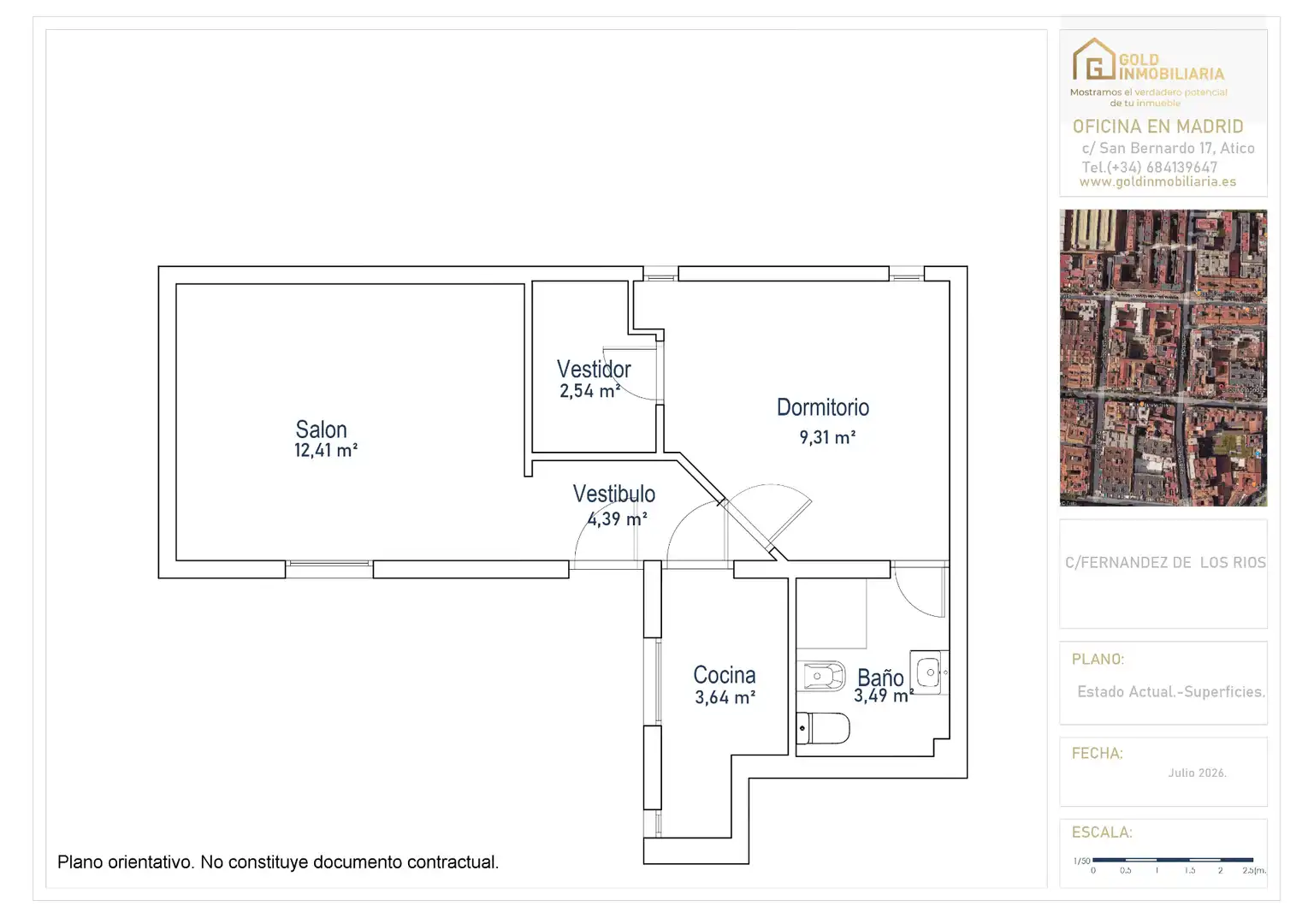 Flat with lift for sale in Chamberí, imagen 42
