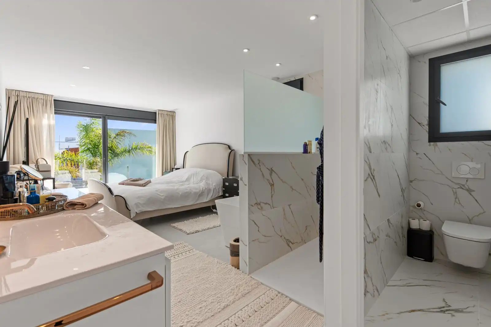 Habitación de Casa o chalet en venta en Moraira con Aire acondicionado, Calefacción y Jardín privado