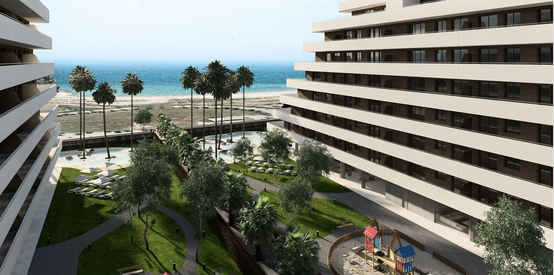 Dormitori de Apartament en venda en Moncofa amb Aire condicionat, Jardí privat i Terrassa