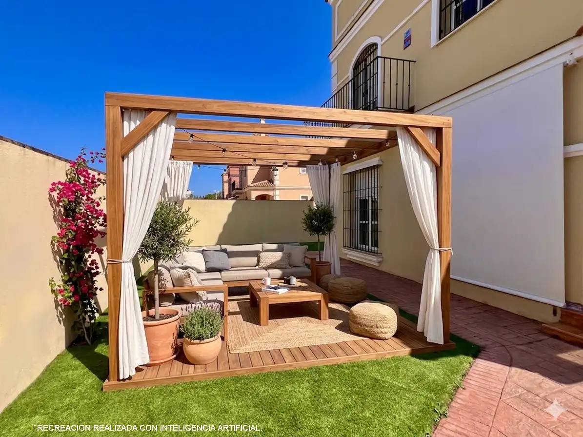 Terraza de Casa o chalet en venta en Espartinas con Aire acondicionado, Jardín privado y Terraza