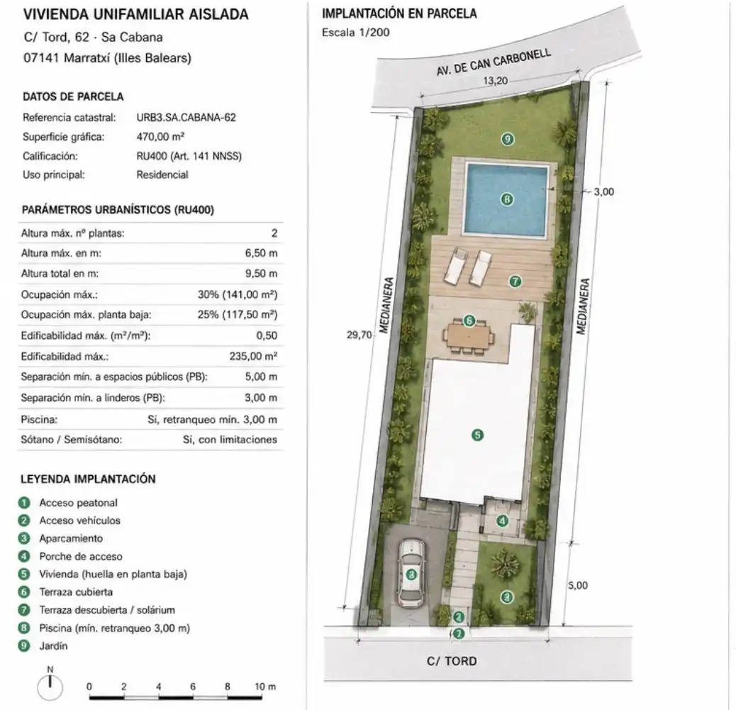 Terreny residencial en venda a Sa Cabana - Can Carbonell - Ses Cases Noves, imagen 3