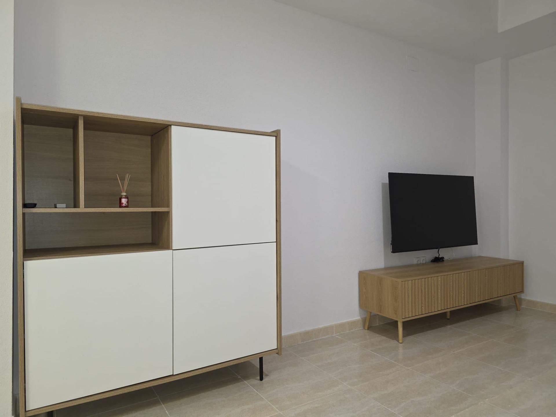 Sala d'estar de Loft de lloguer en Elche / Elx amb Balcó