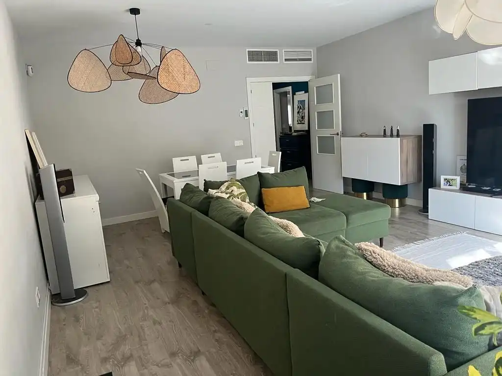 Wohnzimmer von Wohnung zum Verkauf in Torremolinos mit Klimaanlage, Terrasse und Abstellraum