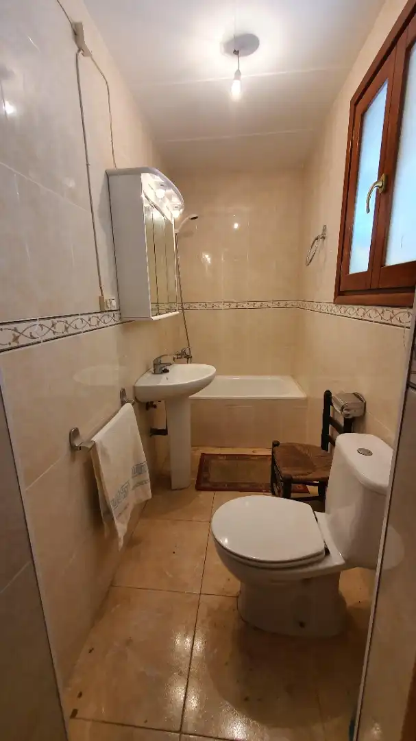 Baño de Finca rústica en venta en Ascó con Terraza, Trastero y Amueblado