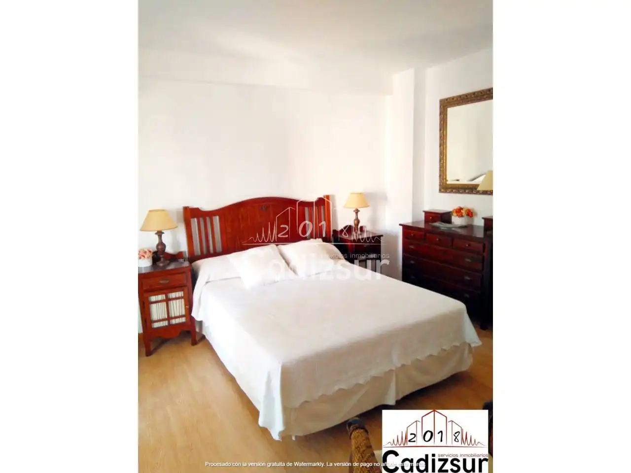 Schlafzimmer von Wohnungen zur Miete in Cádiz mit Terrasse und Möbliert