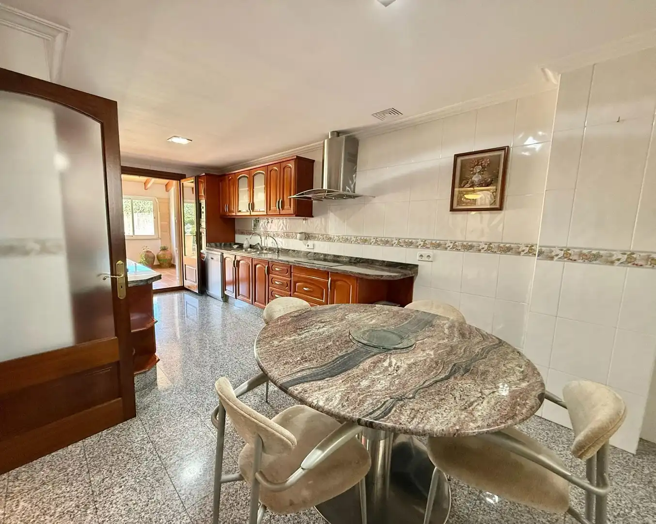 Cuina de Casa o xalet de lloguer en  Palma de Mallorca amb Aire condicionat, Terrassa i Balcó