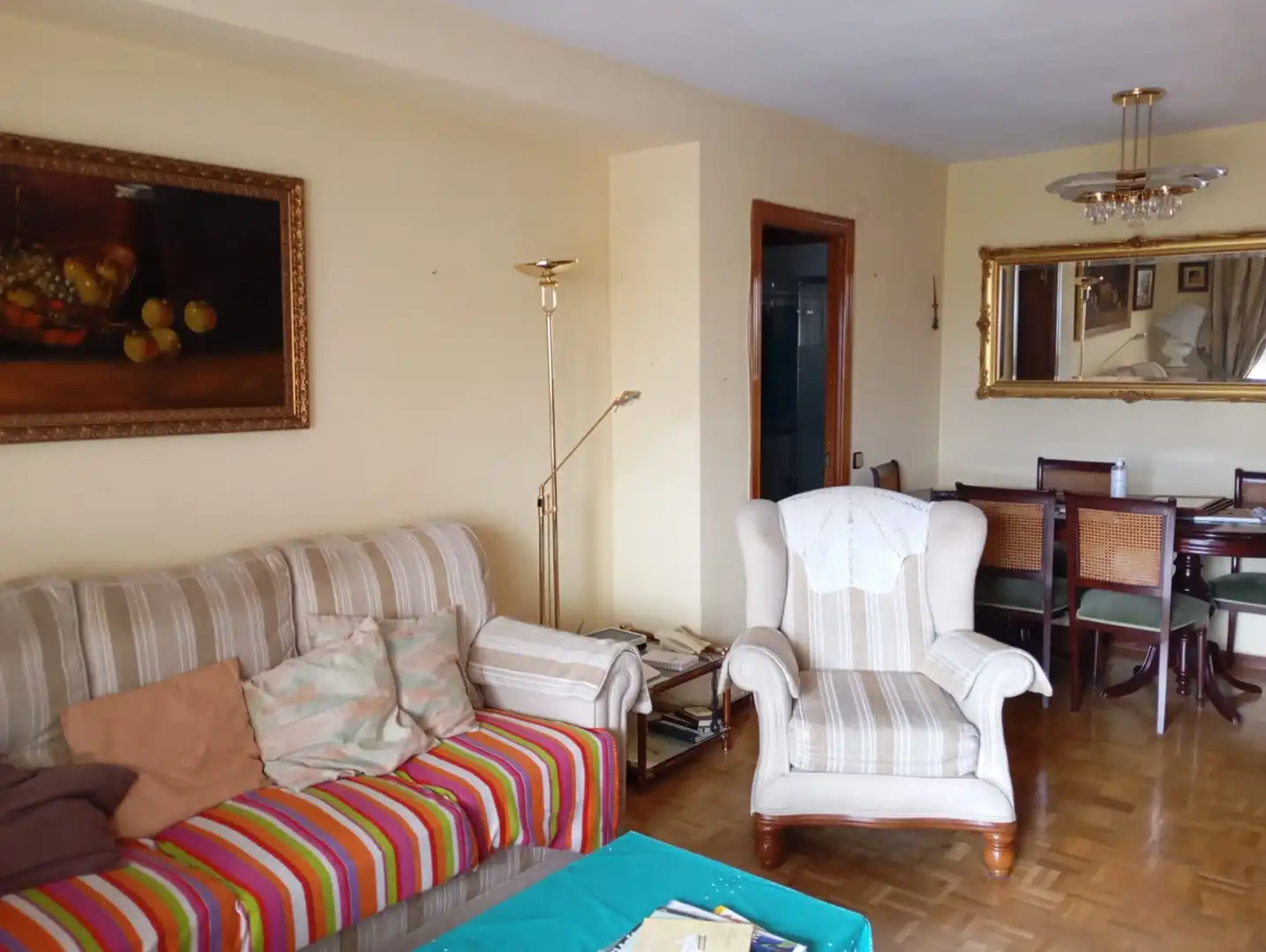 Sala de estar de Piso de alquiler en Alcorcón con Calefacción, Parquet y Terraza