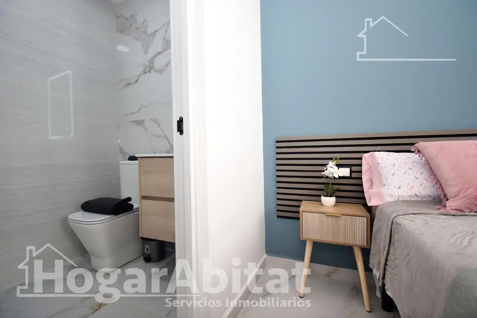 Badezimmer von Haus oder Chalet zum Verkauf in Vila-real mit Klimaanlage, Heizung und Terrasse