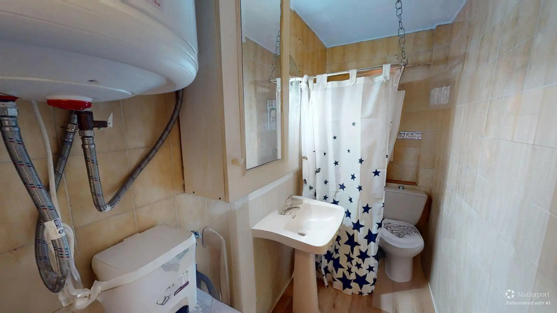 Bathroom of Flat for sale in Benidorm  with Air Conditioner, Furnished and TV