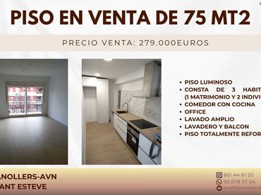 Appartement avec balcon à vendre à Avinguda Sant Esteve 77