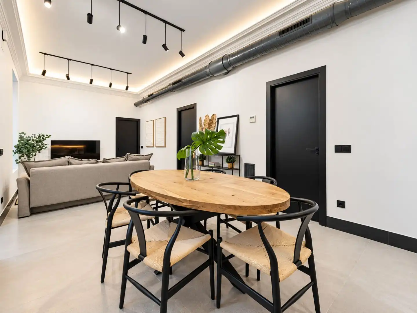 Comedor de Apartamento en venta en  Madrid Capital con Aire acondicionado y Terraza